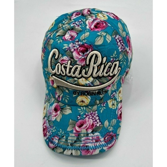 Robin Ruth Multicolor Floral Costa Rica Cap Hat Snapback Adjustable Women’s OSFM - Picture 1 of 4
